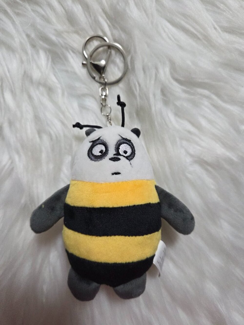 We Bare Bears Panda Bee Keychain